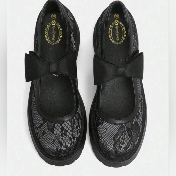 Kawaii Goth Wedge Heel Various sizes available - Picture 3 of 9